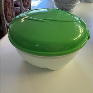 Green and White Salad Bowl